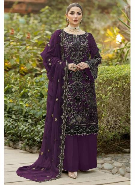 Mah E Rooh 4107 Dark Color Embroidery Wedding Salwar Suit